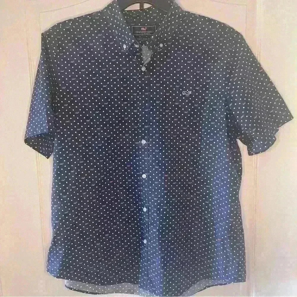 Men’s Vineyard Vines Classic Fit Whale Shirt- size XL